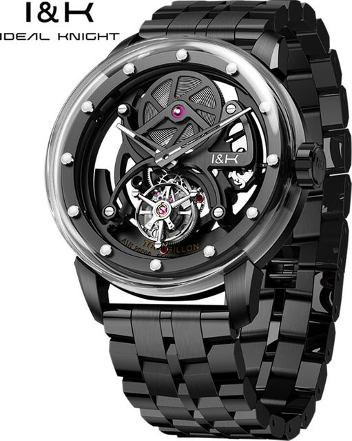 OUPINKE Armbanduhr, Automatik, Edelstahl, Weiß, Herren - Bild 1