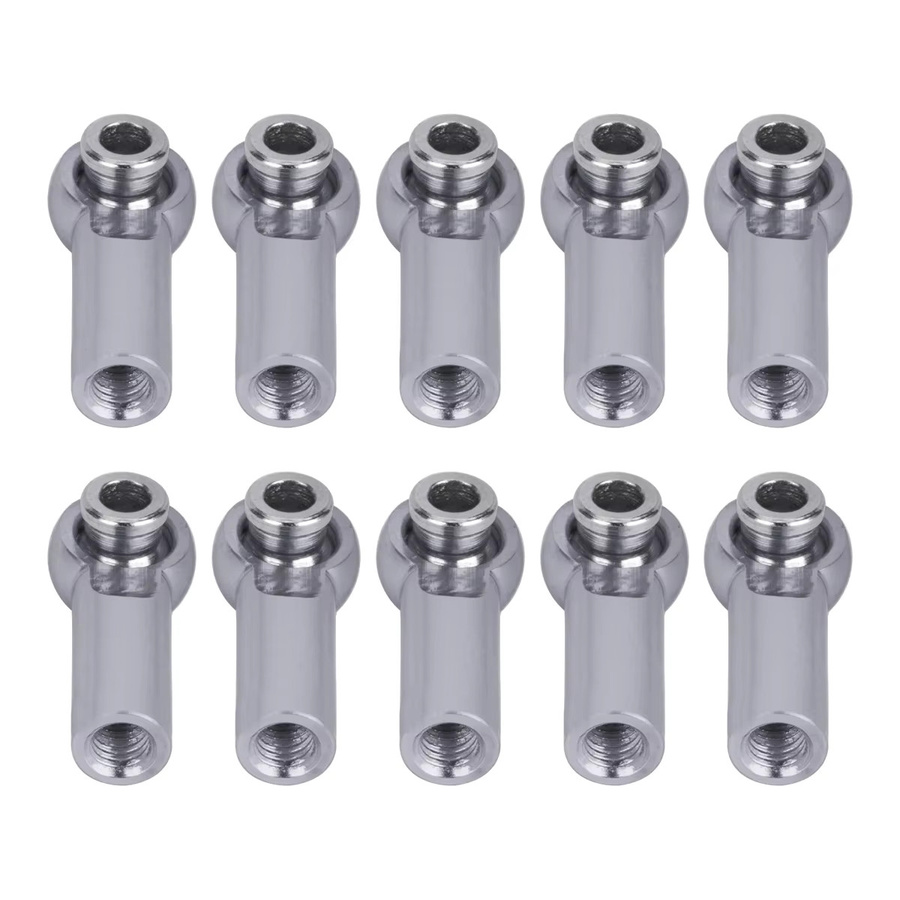 Fimonda M3 Metall-Kugelgelenk für RC-Lenkgestänge, 10-teiliges Set, Grau - Bild 2
