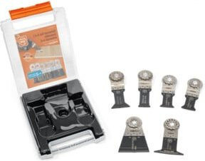 Fein Starlock PLUS Universal Sägeblätter Set mit 6 Stück für Holz, Metall und Kunststoff, Multicolor - Bild 1