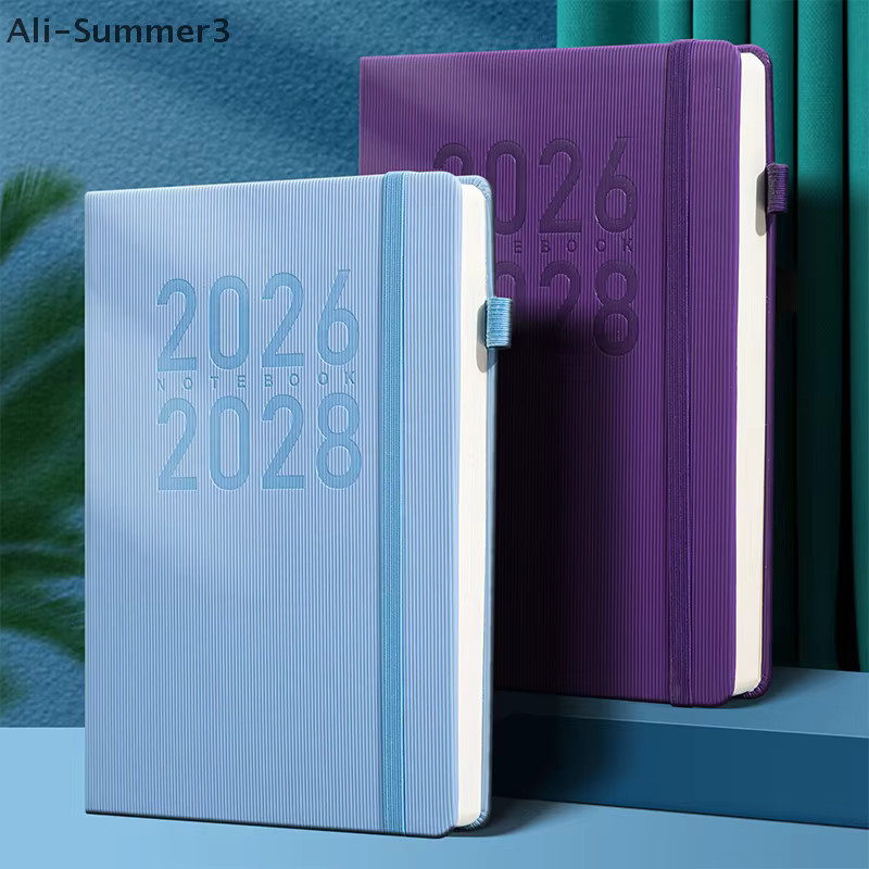 3-Jahres-Monatsplaner-Kalender 2026-2028 in Blau mit minimalistischem Design als Notizbuch und Tagebuch - Bild 2