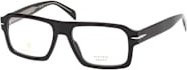 David Beckham DB 7165 Korrektionsbrille, Vollrand, Quadratisch, Schwarz, Herren - Bild 1