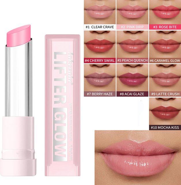 Lakerain Lifter Glaze Öl-Lippenbalsam mit Hyaluronsäure, Rosa, Unisex - Bild 1