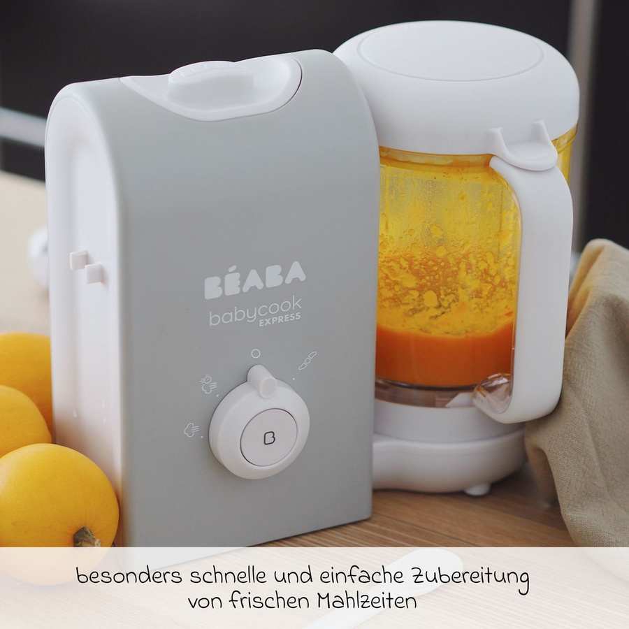 Beaba Babycook Express Babynahrungszubereiter zum Dämpfen und Mixen in Velvet Grey - Bild 2
