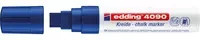 Edding Kreidemarker 4090 Blau für Whiteboards mit breiter Spitze - Bild 2