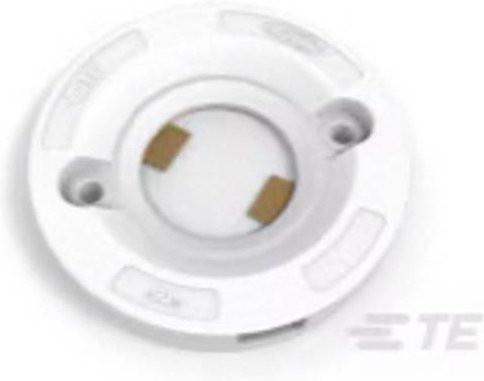 TE Connectivity Halterung 2316511-3 aus Polybutylenterephthalat und Kupferlegierung in Gold und Weiß - Bild 1