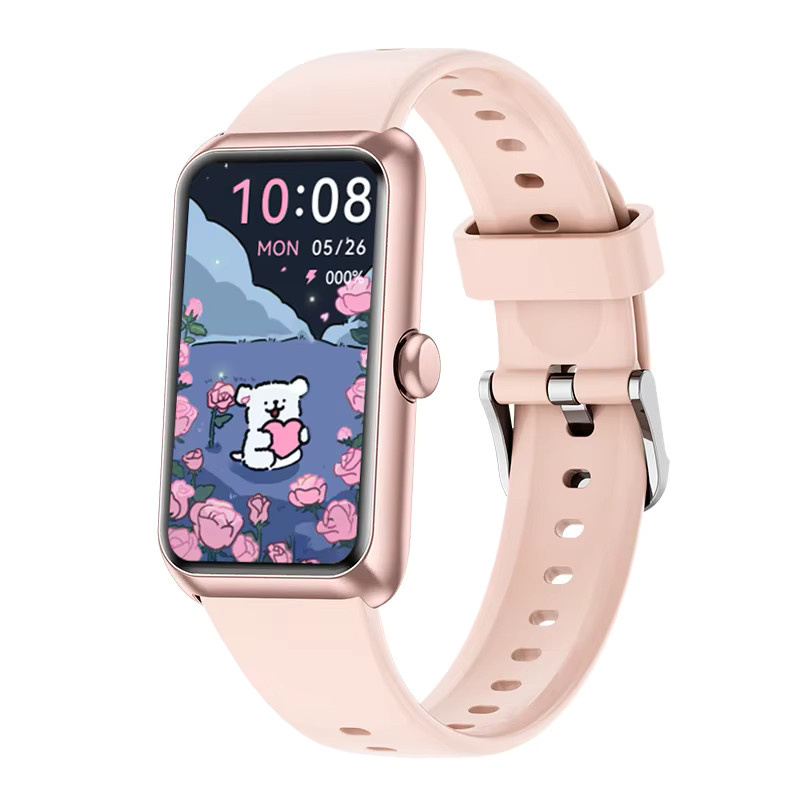 LIGE Fitness-Tracker Smartwatch für Damen und Herren mit Herzfrequenzmesser und 1,47 Zoll Display, Schritt- und Kalorienzähler für Android und iOS, Beige und Pink - Bild 6