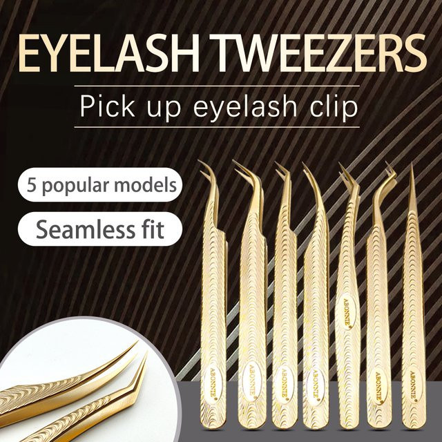 ABONNIE Wimpernpinzette mit Faserspitze, Unisex - Bild 1