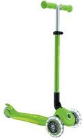 Globber Elite Lights Tretroller 3-Rädrig Verstellbar mit LED-Leuchtrollen Grün - Bild 1