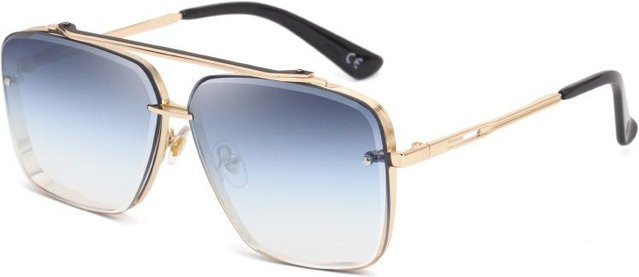 Bai Fen Bai Electronic 3C Sonnenbrille, Pilot, Metall, Weiß, Unisex - Bild 1
