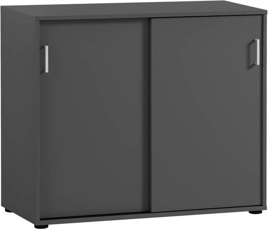 Schiebetürenschrank Niels von Möbelpartner in Anthrazit, B/H/T: 100 x 83,6 x 41 cm