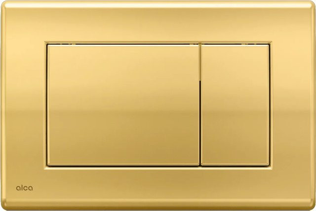 Alcadrain Betätigungsplatte M275 Dual Flush in Gold-Glanz - Bild 1