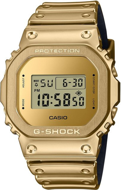 Casio Digitaluhr G-Shock G-Steel, Quarz, Edelstahl, Gold, 43 mm, Herren - Bild 1