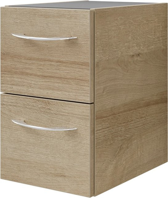Pelipal Waschbeckenunterschrank Serie 4035 Riviera Eiche Braun Breite: 30 cm - Bild 1
