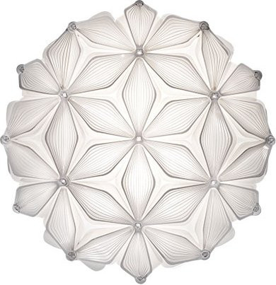 Slamp C'est La Vie Small Wand- und Deckenleuchte in Weiß mit Opalflex und Lentiflex für Wohn- und Objektbereiche - Bild 1