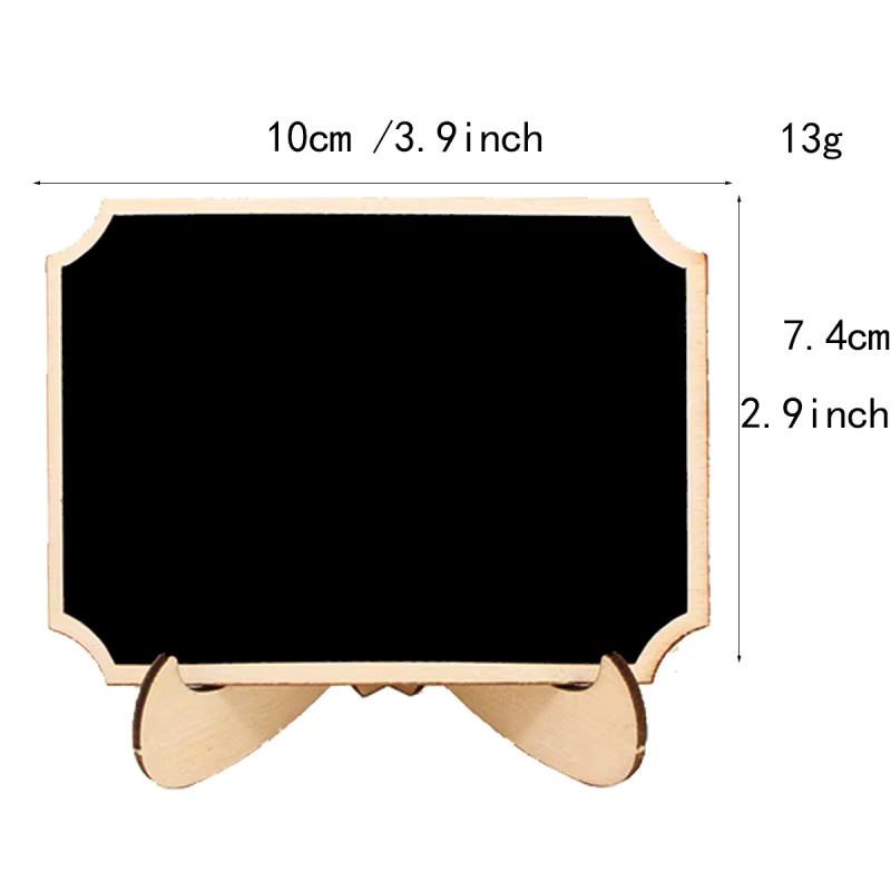 20 Stück Mini-Spitze Form Tischkarten-Halter in Schwarz für Hochzeiten und Geburtstage - Bild 3
