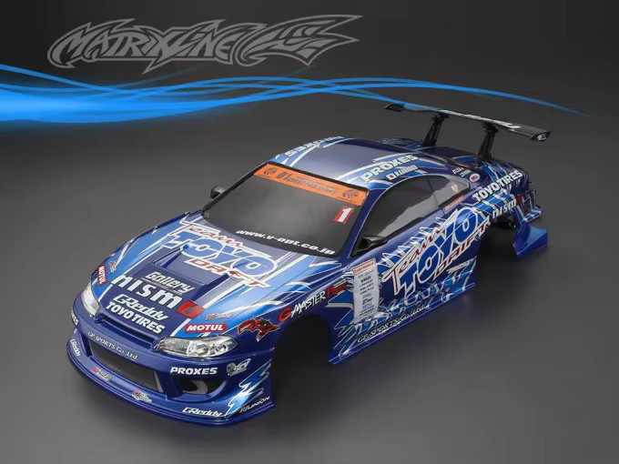 GWOLVES Silvs S15 GP Drift RC Karosserie, 1:10, Blau, ab 14 Jahre - Bild 2