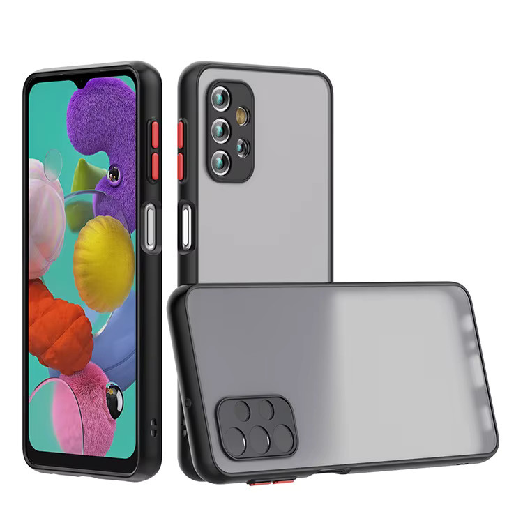 Stoßfeste matte Schutzhülle für Samsung Galaxy A-Serie in Rot - Bild 1