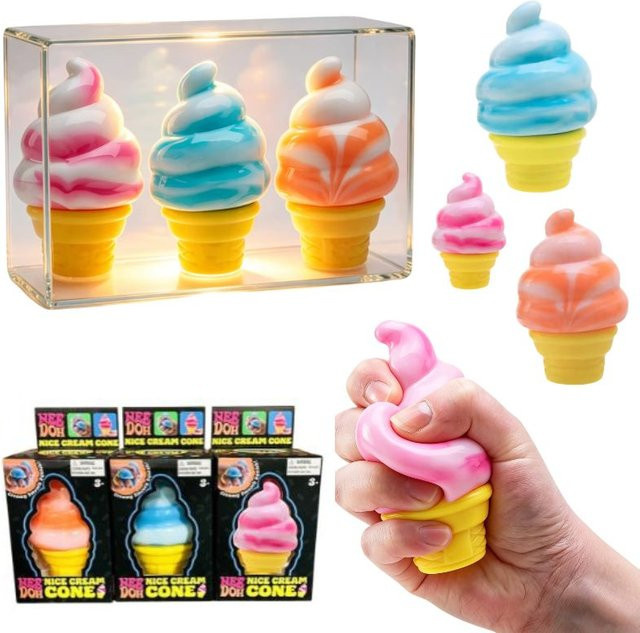 Schylling Nee Doh Eiscreme, Sensorisches Spielzeug, multicolour - Bild 1