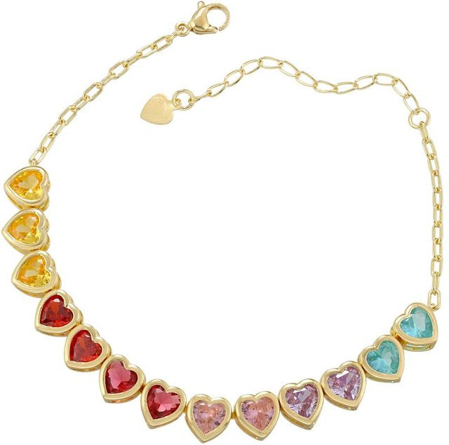 YULIN Schmuckset, Messing, Zirkonia, Bunt, Damen - Bild 1