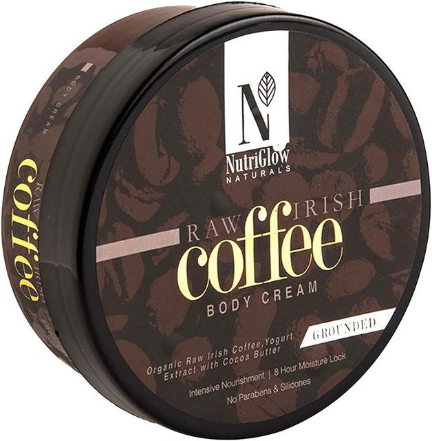 NutriGlow Natural's Raw Irish Coffee Körpercreme, 208,5 ml, Unisex - Bild 1