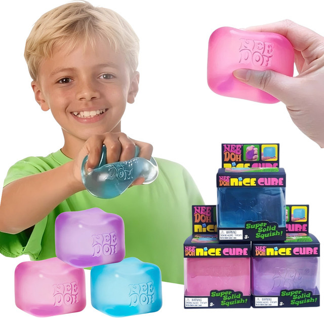 Schylling Needoh Nice Cube, Sensorisches Fidget-Spielzeug - Bild 1