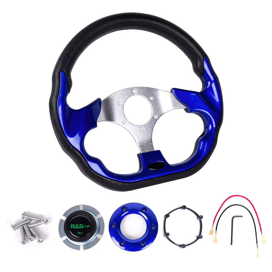 Bartoo Racing Drift Lenkrad aus Carbon Faser mit Logo, 320 mm Durchmesser, STW031 - Bild 2