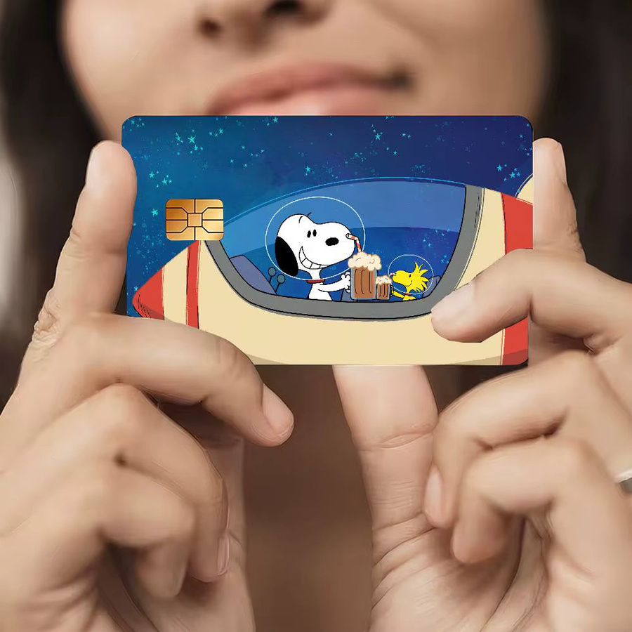Snoopy Anime Cartoon-Hund wasserdichte Aufkleber Set, 4 Stück, Multicolor - Bild 2