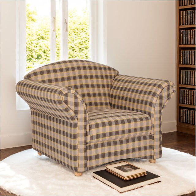 Polstersessel Loretta von Prestige Home in Braun mit Armlehnen, B/T/H: 110 x 84 x 84 cm - Bild 1