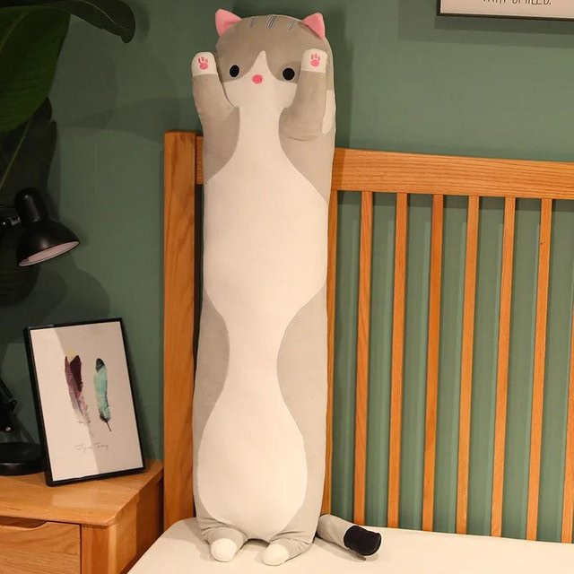 Yiran toy Katzen-Stofftier, Plüsch / Textil, Grau, ab 3 Jahre - Bild 1
