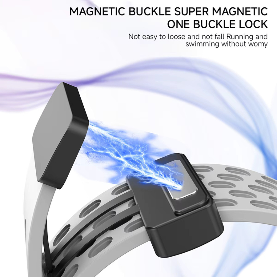 Samsung Uhrenarmband Silikon, Weiß, Unisex - Bild 3