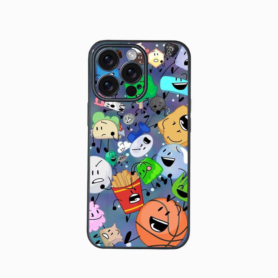 Bfdi Battle For Dream Island Handyhülle für Apple iPhone 12 13 14 15 16 17 Pro Max Plus mit Protect Plating in Multicolour - Bild 4