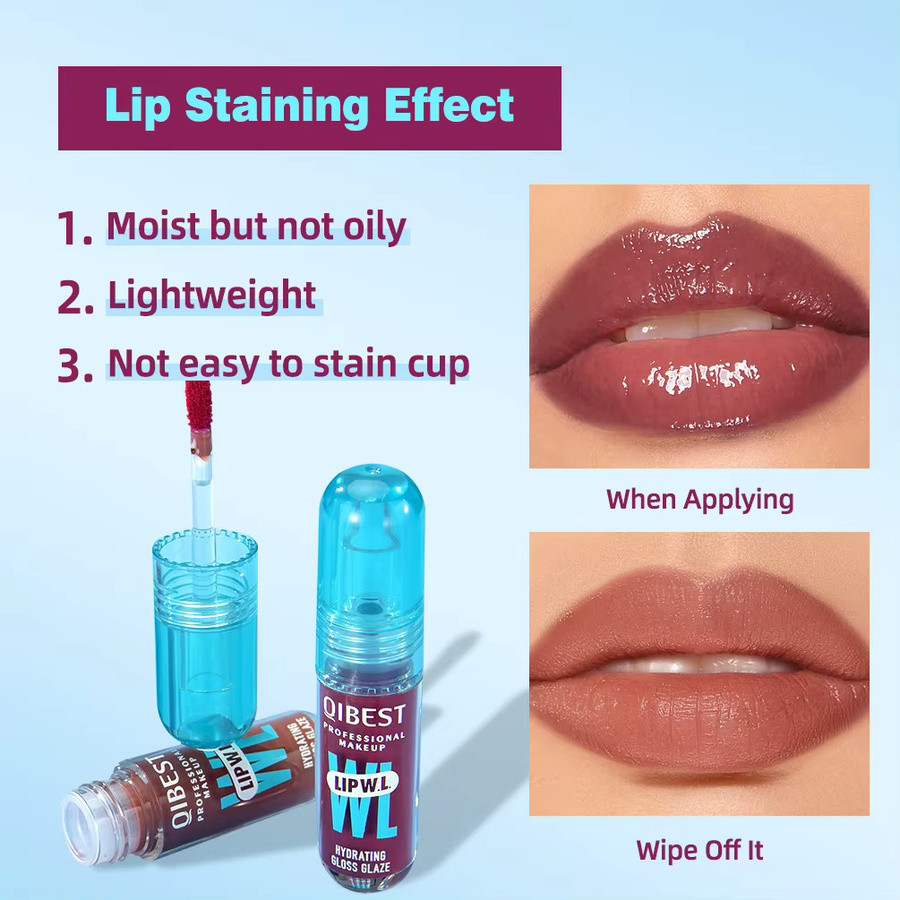 QIBEST Lip Glaze Lip Gloss Öl, Unisex - Bild 2