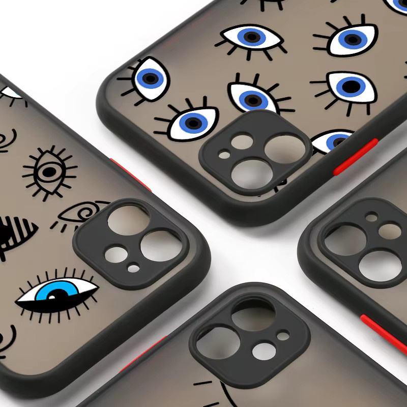 Stoßfeste Samsung Handyhülle mit Dämonen Auge Design in matter Abdeckung für Samsung Galaxy A54 5G A53 A52 A34 A33 A32 A55 A35 A13 A05 S24 Ultra S23 FE S22 Plus S21 FE S20 - Bild 2