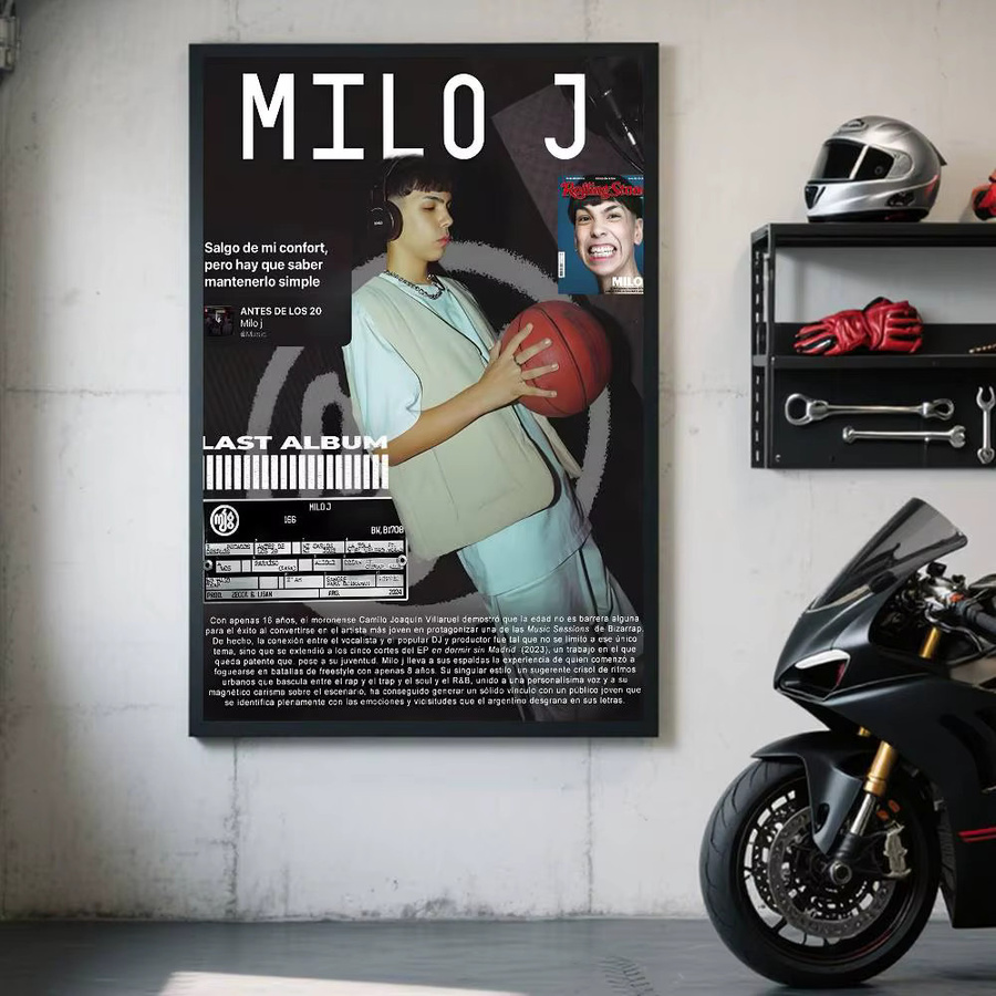 Kayou Milo J Poster Kunstdruck im Anime-Stil, Mehrfarbig, Rechteckig - Bild 6