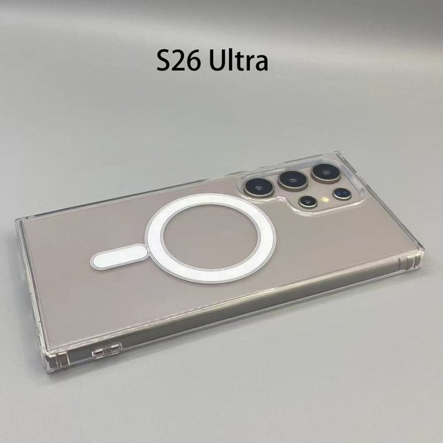 S26Ultra Magnetische Schutzhülle für Samsung S26 Plus und S26 Ultra, Stoßfeste Transparente Acryl-Hülle mit MagSafe-Kompatibilität - Bild 1