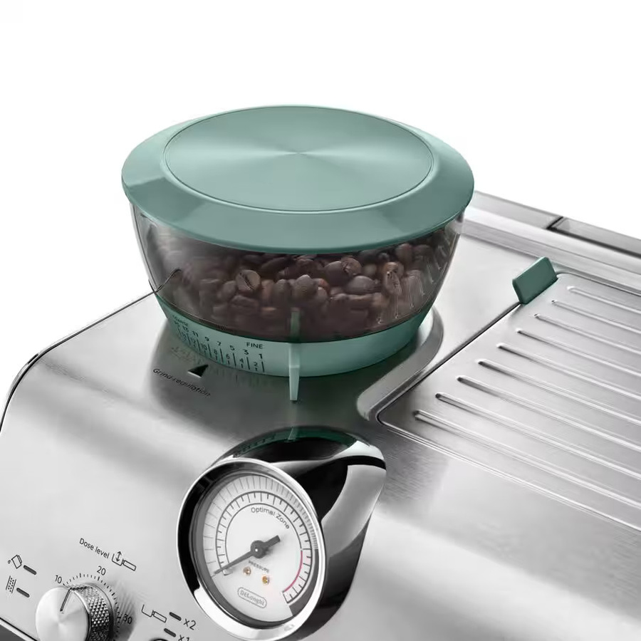 De'Longhi La Specialista Arte Siebträgermaschine EC9155.GR in Grün mit Dampflanze und Edelstahlgehäuse - Bild 2