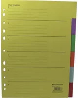 Soennecken Ordnerregister A4 in Gelb und Multicolour aus Papier - Bild 1