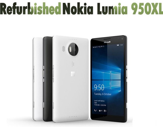 Nokia 950 Refurbished Smartphone Schwarz Dual-SIM 4G LTE Android 20MP Kamera - Bild 1