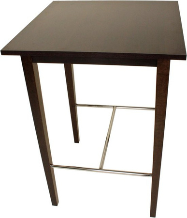 DELUKE Bartisch INGA aus Buche in Dunkelbraun, Bistrotisch und Stehtisch, B/T/H: 105 x 74,5 x 74,5 cm