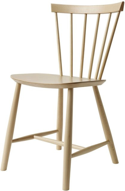 FDB Møbler J46 Stuhl aus Buchenholz in Braun mit skandinavischem Design - Bild 1