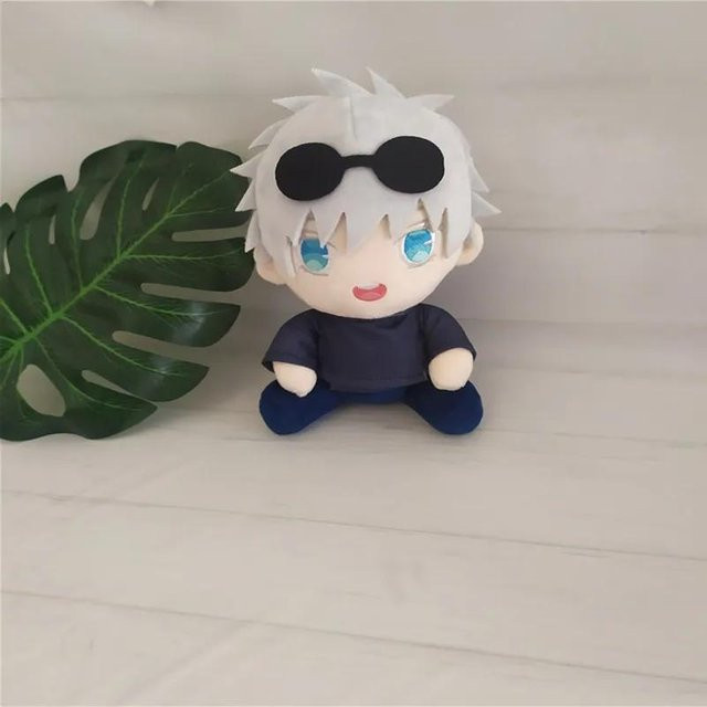 Fashnics Jujutsu Kaisen Gojo Satoru Plüschtier, 20cm, grau, ab 14 Jahre - Bild 1