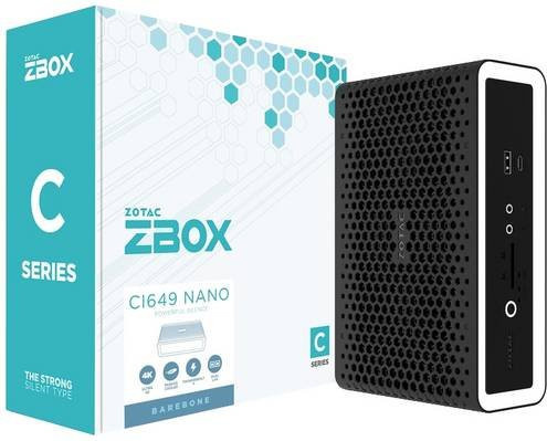 Zotac ZBOX CI649 Nano Barebone Mini-PC mit Intel Core i5-1335U und Intel Iris Xe Grafik in Schwarz oder Weiß - Bild 1