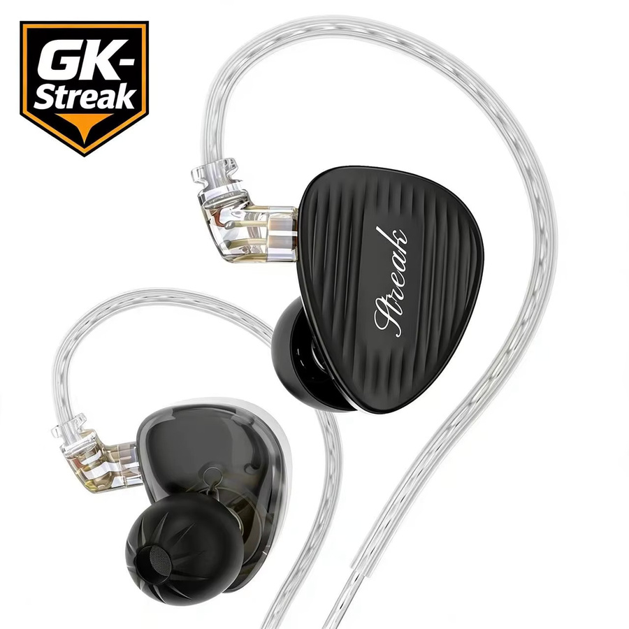 Hot GK Streak Kabelgebundene HiFi-Kopfhörer mit KUN Dynamischem Treiber und Mikro-Planar-Hochtöner für Audiophile - Bild 4