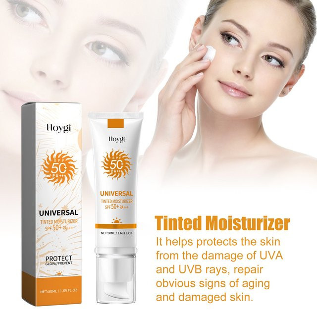 Hoygi Foundation Cream SPF 50, 50 ml, Unisex, Glänzend - Bild 1