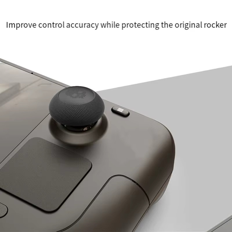 Skull & Co. Convex Thumb Grips Set für Steam Deck, OLED, ROG Ally und X, 4 Stück Analog Stick Caps, Schwarz - Bild 4