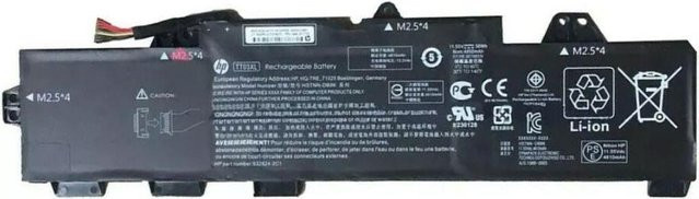 HP Laptop-Batterie Lithium-Ionen 3 Zellen 4.85 Ah 56 Wh Schwarz für EliteBook 850 G5 und 850 G6 Notebooks - Bild 1