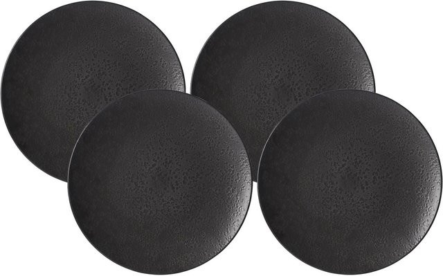 Ritzenhoff & Breker Speiseteller Kitwe aus Keramik in Schwarz, 4er Set, Durchmesser: 28 cm - Bild 1