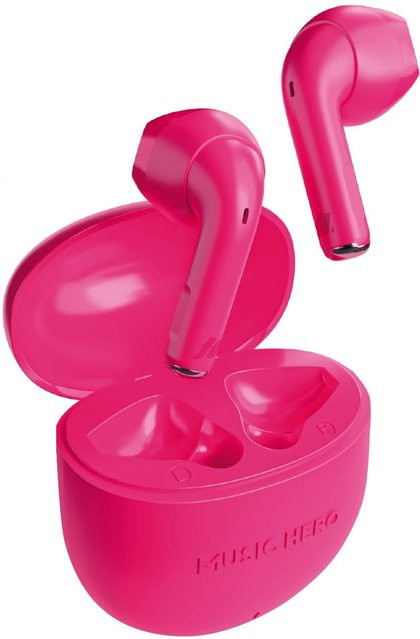 Nusoul True Wireless In-Ear Kopfhörer mit Ladecase und Mikrofon in Pink - Bild 1