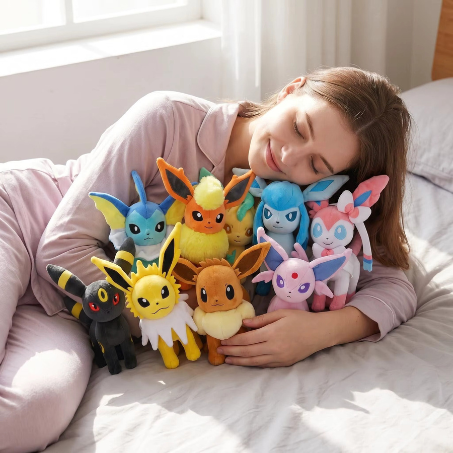 Aoger Pokémon Pikachu Plüschtier, Stoffpuppe, bunt - Bild 2