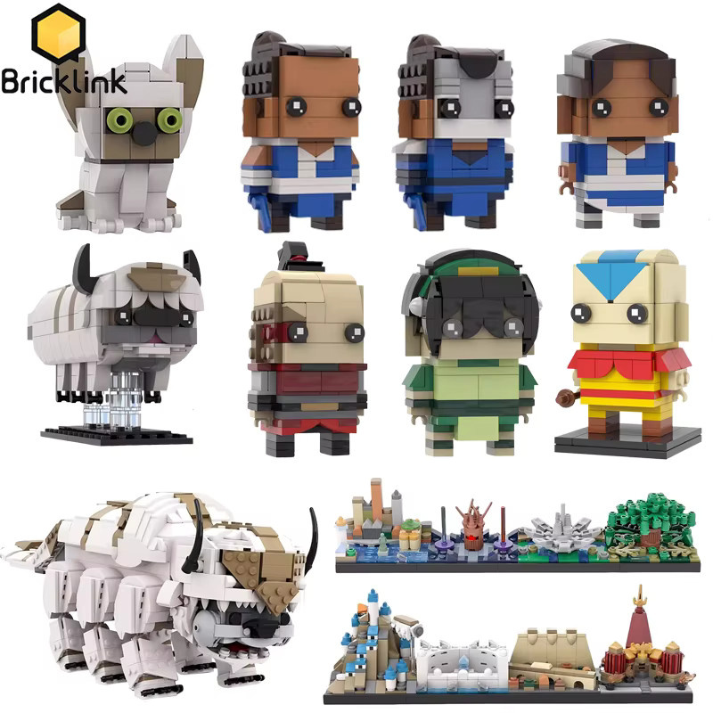 Mymocs Avatar Der letzte Airbender, Actionfiguren Bausteine Headz Sets - Bild 3